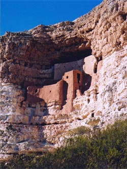 Montezuma Castle National Monument cliff dwellings